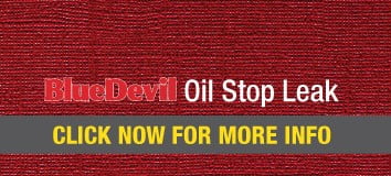 blue devil oil stop leak solution graphic