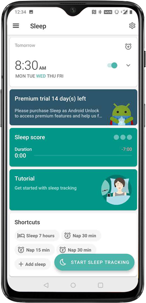 Sleep As Android screenshot on an Android device
