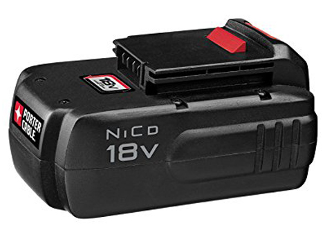 10. PORTER-CABLE PC18B 18-Volt NiCad Cordless Battery Pack