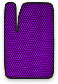 EVA коврик фиолетовый с черным кантом
