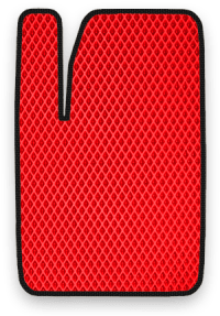 EVA коврик красный с черным кантом